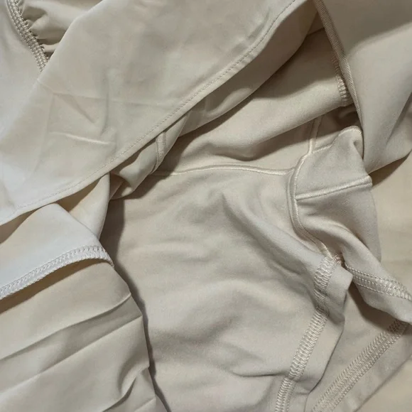 Aerie Cream Pleated Skort - Picture 5 of 5